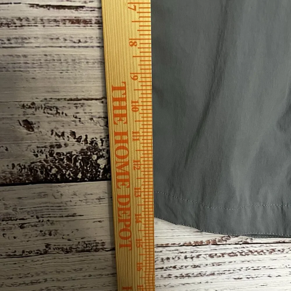 Patagonia Shorts Women’s 4 Gray Solimar Outdoor Lightweight Roll Up Cargo Nylon